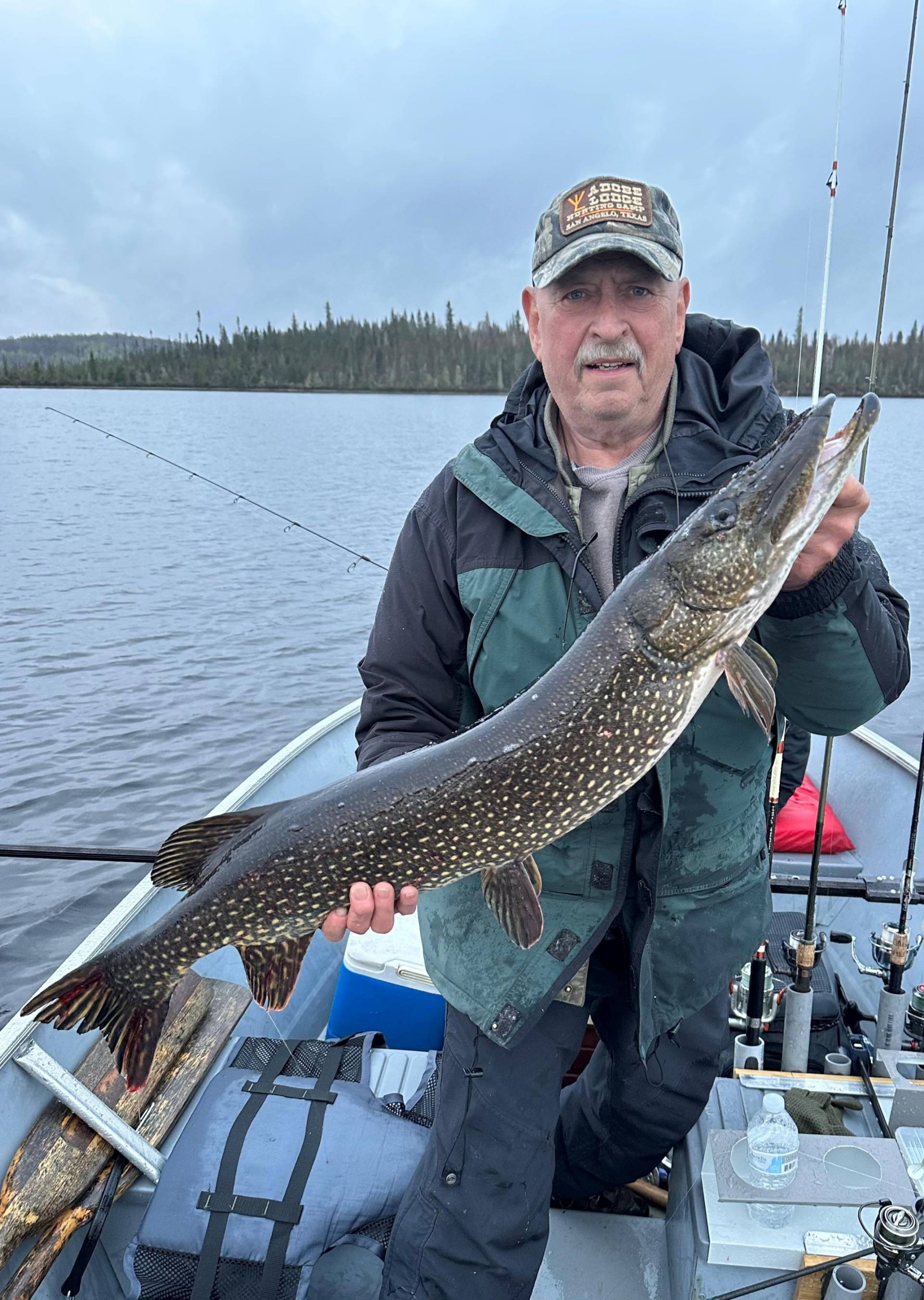 G. Kershner pêche gros brochet